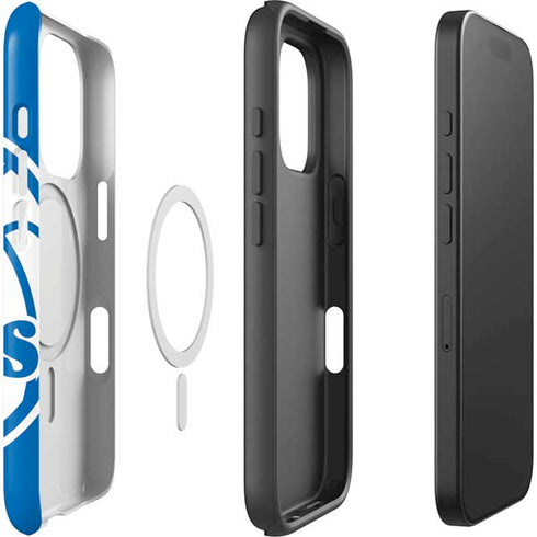 NBA Philadelphia 76ers Large Logo iPhone 16 Pro Magsafe Impact Case